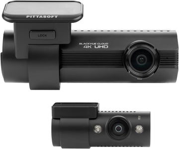 BlackVue DR970X-2CH IR Plus | 4K/Full HD Cloud Taxi Dashcam | Dashcam Front and Inside Camera (64GB, 128GB, 256GB, 512GB).