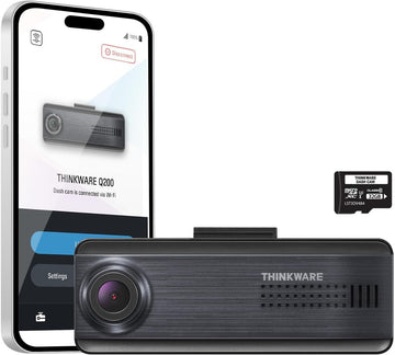 THINKWARE Q200 2K Front Dash Cam Car Dashcam | WiFi | Parking Mode | (32GB)