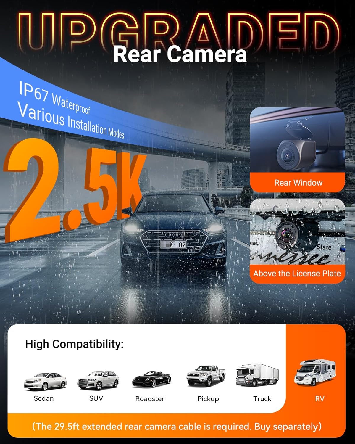 Vantrue Dash Cam providing high-quality footage for vehicle security and safety monitoring