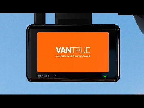 Vantrue E2 2.5K WiFi GPS, Voice Control Front and Rear Mini Car Dual Dash Camera.