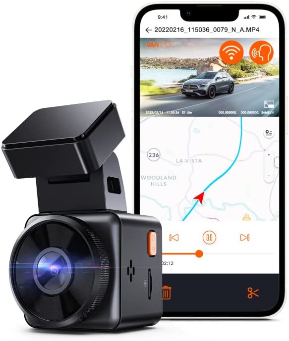 Vantrue N2S 4K Dash Cam with GPS, Front and Inside Dual 2.5K 1440P, IR  Night Vision Uber Car Camera, 24/7 Recording Parking Mode, Motion  Detection