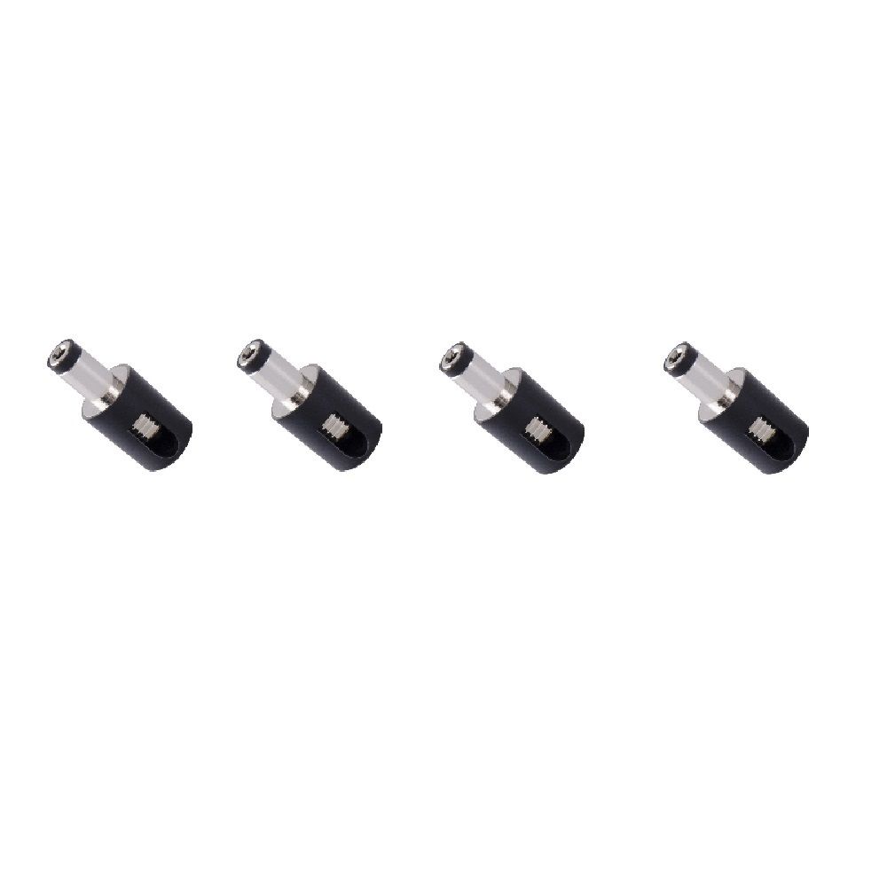 Lava Cable Tightrope DC Right Angle Plugs For Tightrope Cable (4 Pack).