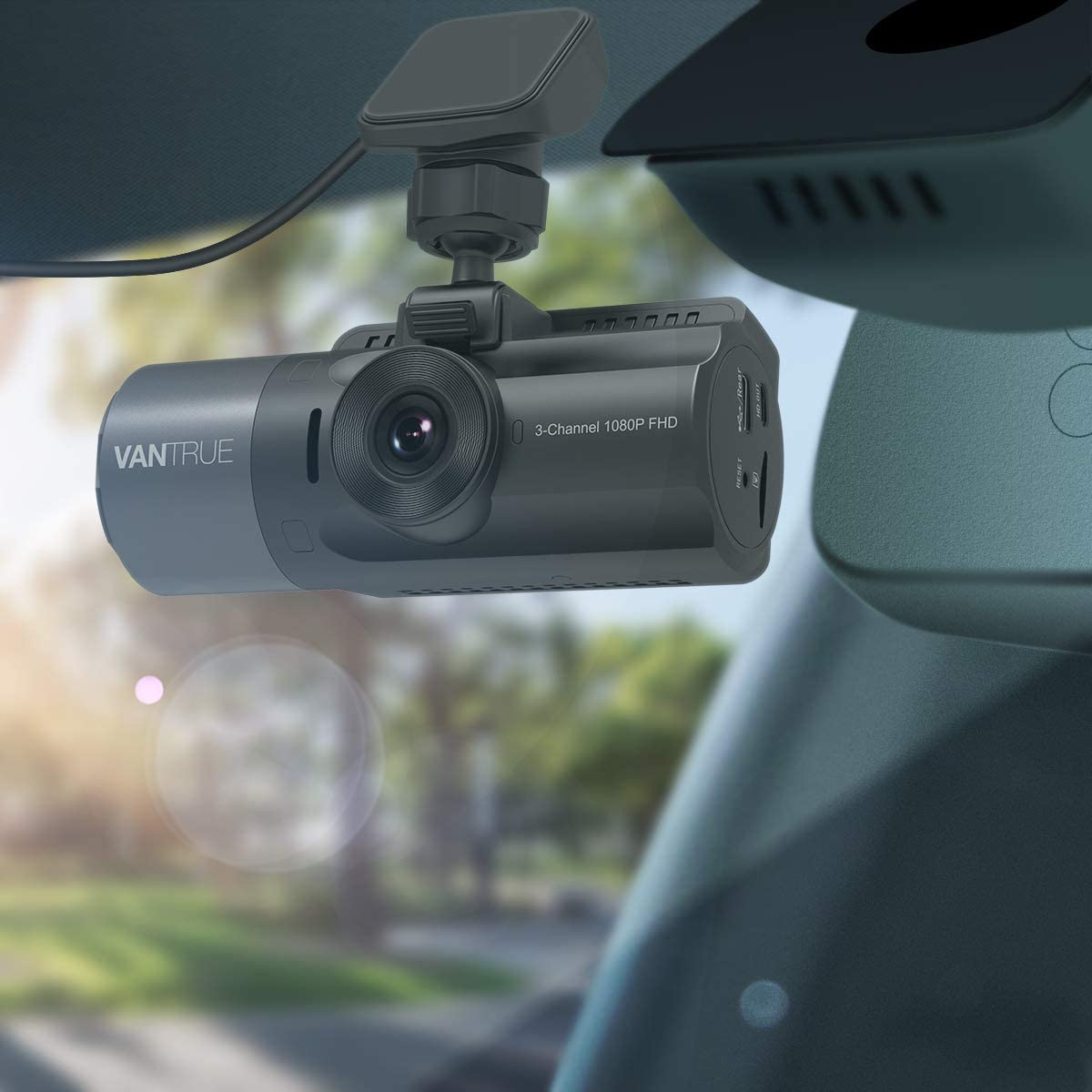 Vantrue Dash Cam GPS Receiver Module Type C USB Port Adhesive Mount (N4/X4S/N2S/N1 Pro 2023).