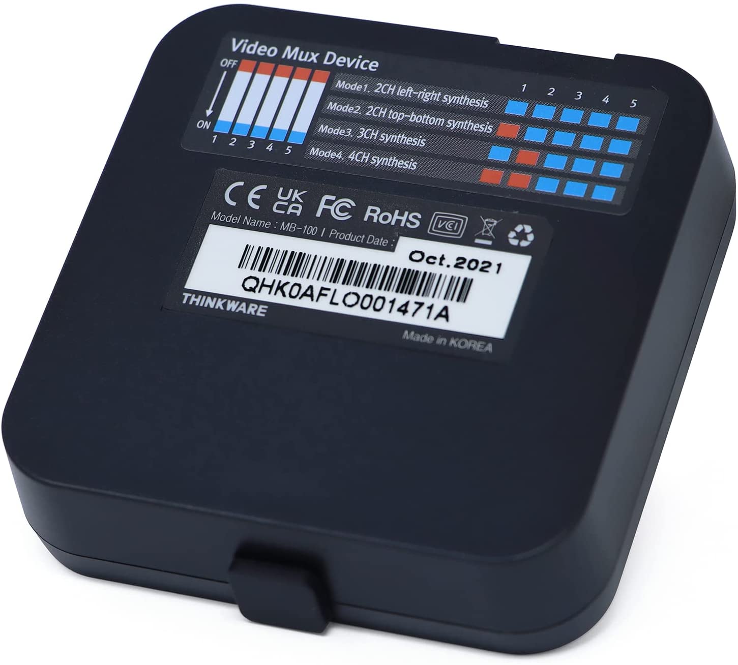 Thinkware Multiplexer Box Accessory TWA-MB100 (Add up to 5 cameras).
