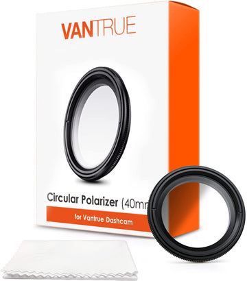 Vantrue 40mm Ultra-Slim CPL Circular Polarizer Filter for Vantrue E1, E2, E3, E1 Lite Dash Cam, Reduce Glare and Reflection, Enhance Contrast