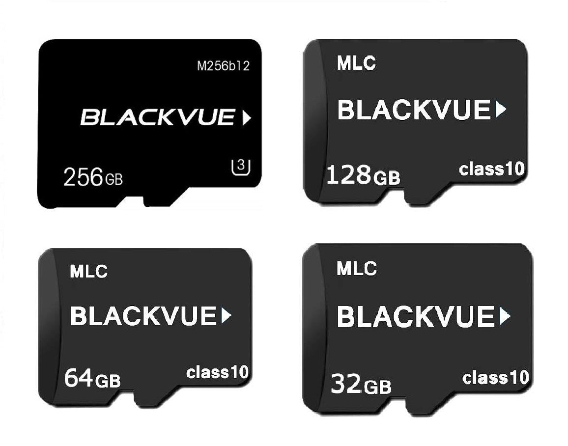 Blackvue microSD Memory Card for Dashcams (32GB, 64GB, 128GB, 256GB).