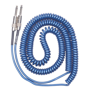 Lava Retro Coil 20 Ft Instrument Cable Straight/Straight Metallic Blue (LCRCMB).