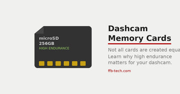 Why Your Dashcam Needs a High Endurance Memory Card