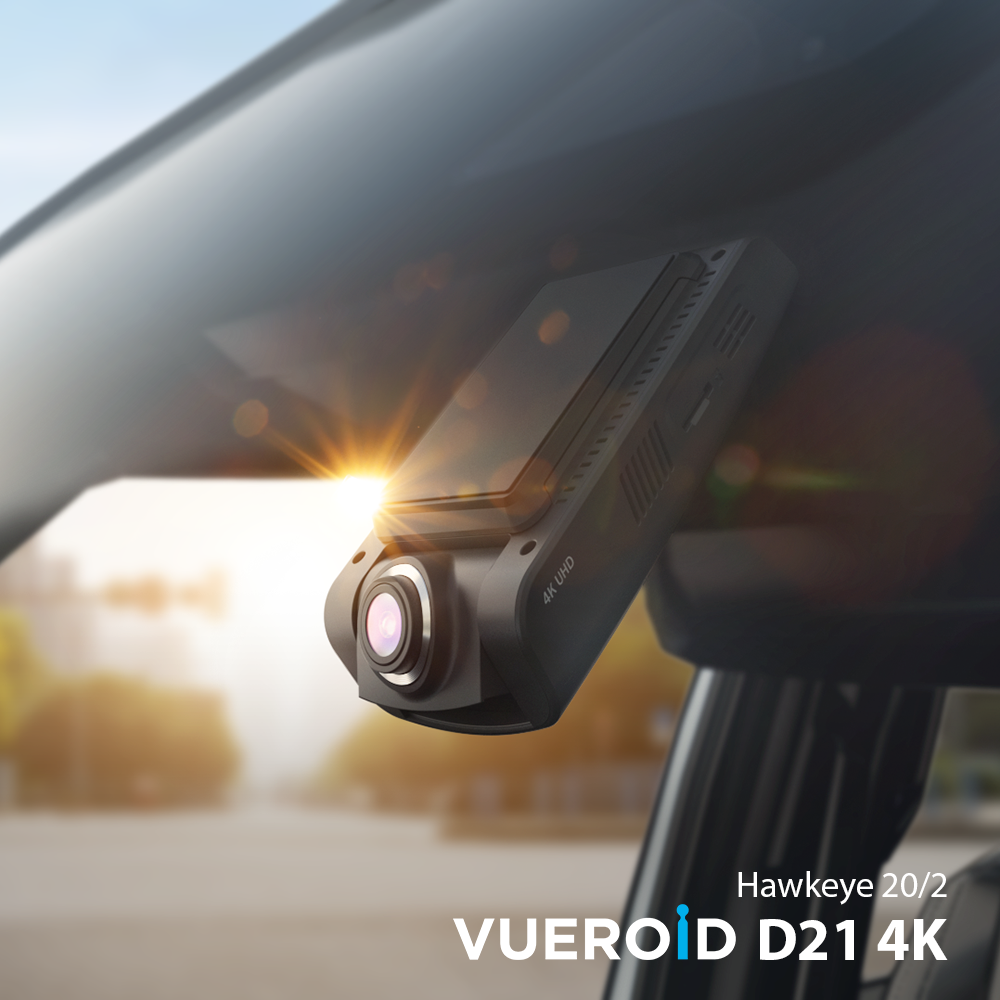 Vueroid D21 4K 2CH Dashcam Wifi GPS ADAS (64GB, 128GB, 256GB) - Items