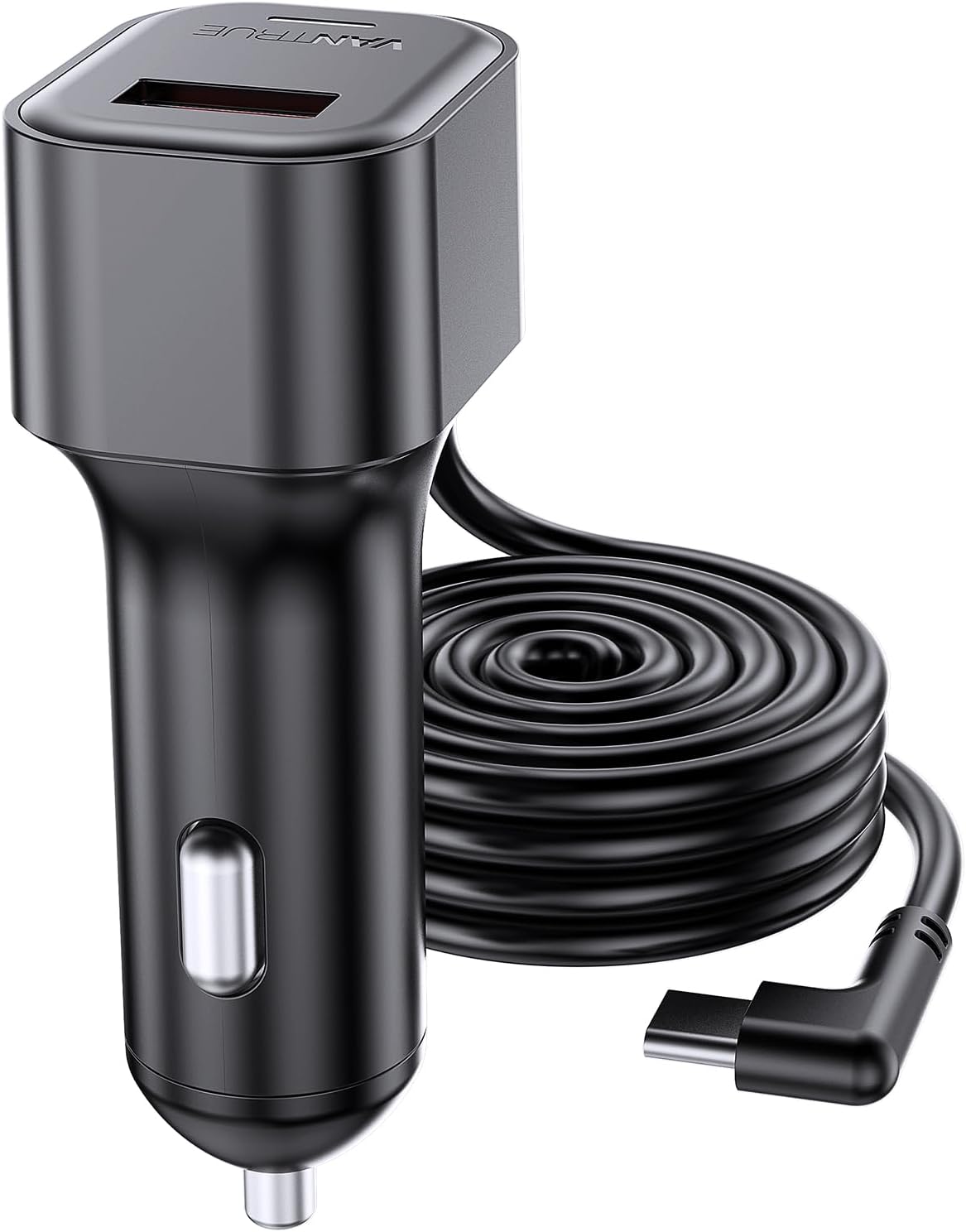 High-speed USB-C car charger providing efficient power delivery for mobile devices on the go
