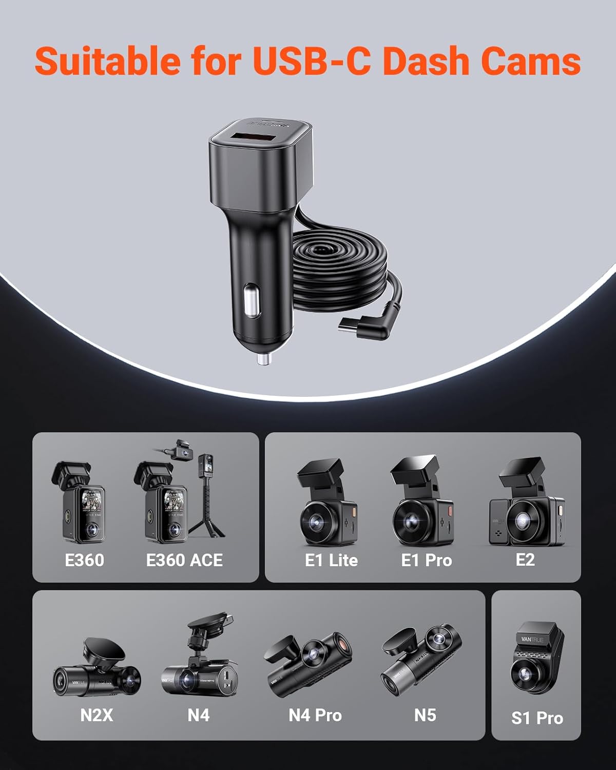 High-speed USB-C car charger providing efficient power delivery for mobile devices on the go