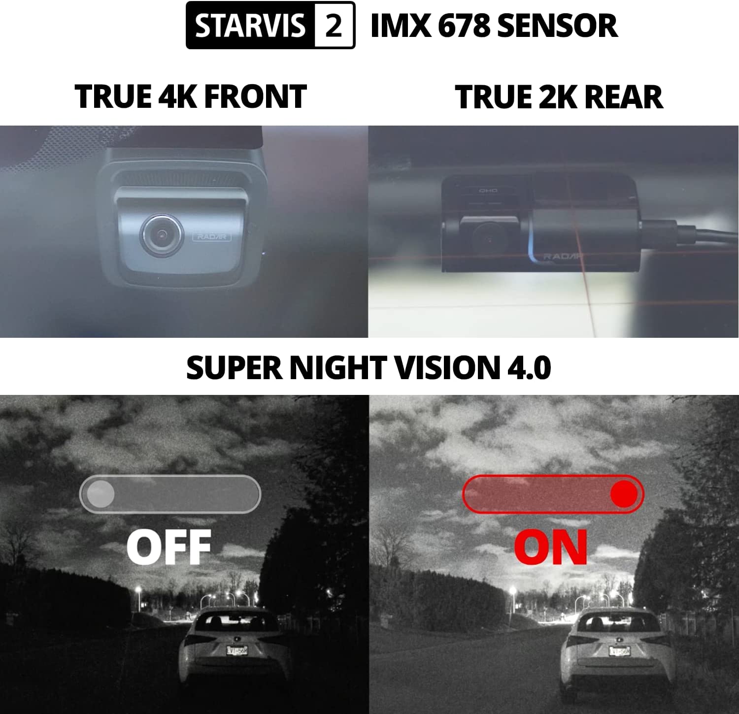 THINKWARE U3000 4K Dash Cam 2CH 5GHZ WiFi GPS Parking Mode OBD Cable - Items