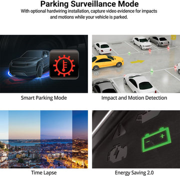 THINKWARE Q200 2K Front Dash Cam Car Dashcam | WiFi | Parking Mode | (32GB)