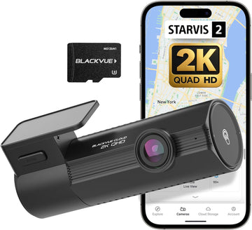 BlackVue Elite 8-1CH Dash Cam – 2K QHD Front Camera with STARVIS 2 Sensor