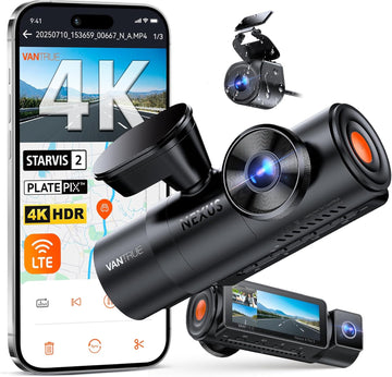 Vantrue N4 Pro S (N4 Pro S) 3 Channel Dashcam 4K + 1080P + 2.5K Optional LTE - Items