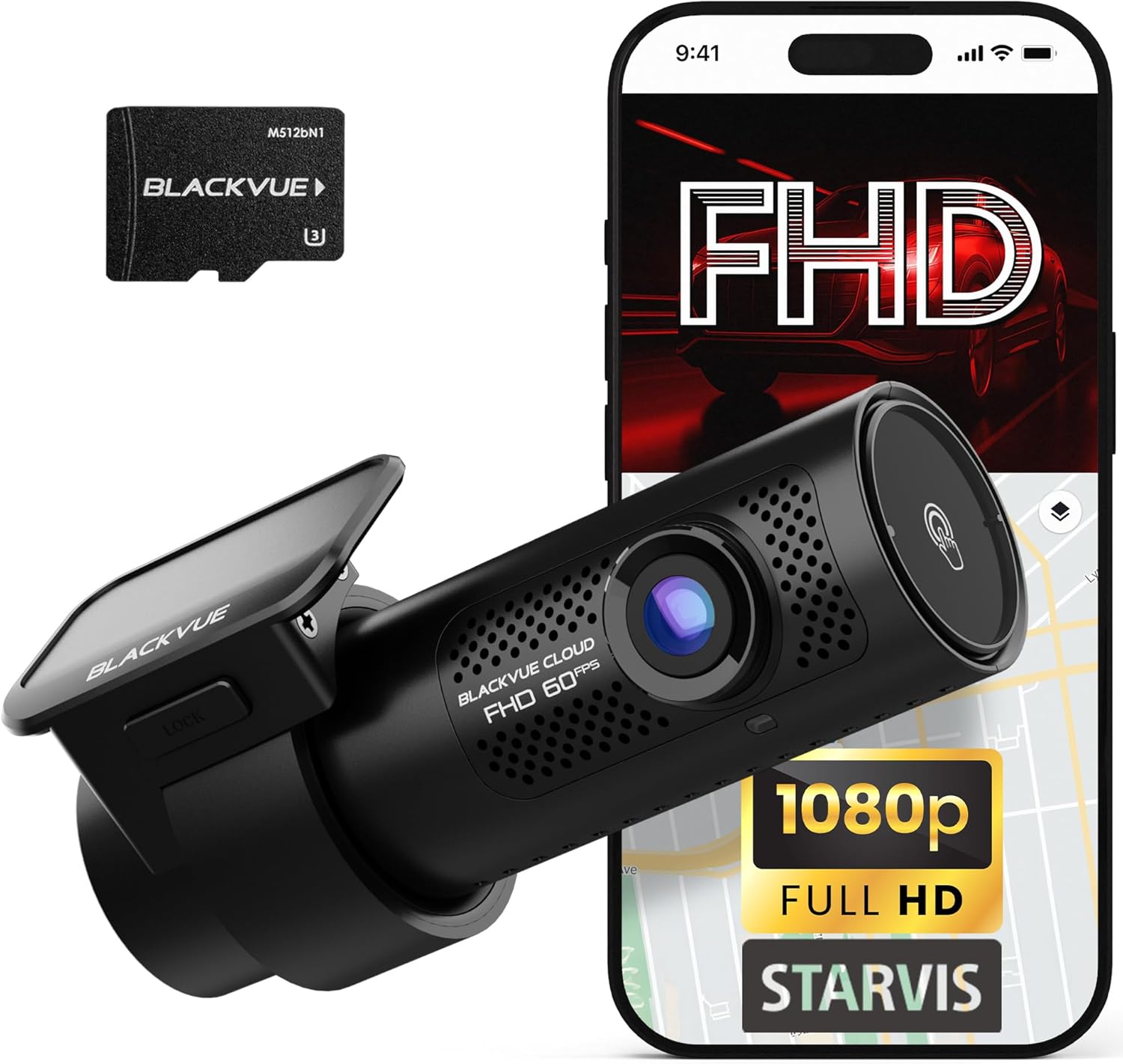 Dash Cam with WiFi connectivity by BlackVue for seamless video recording and easy cloud access