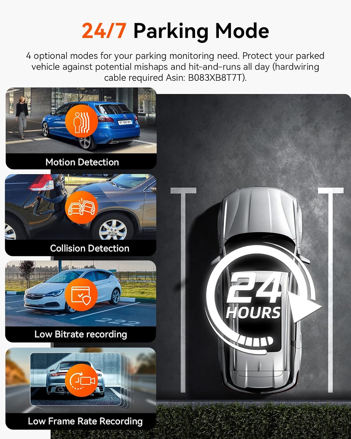 Vantrue N2X 2.7K Front & Interior Dash Cam | WiFi | IR Night Vision | LTE Option - Items