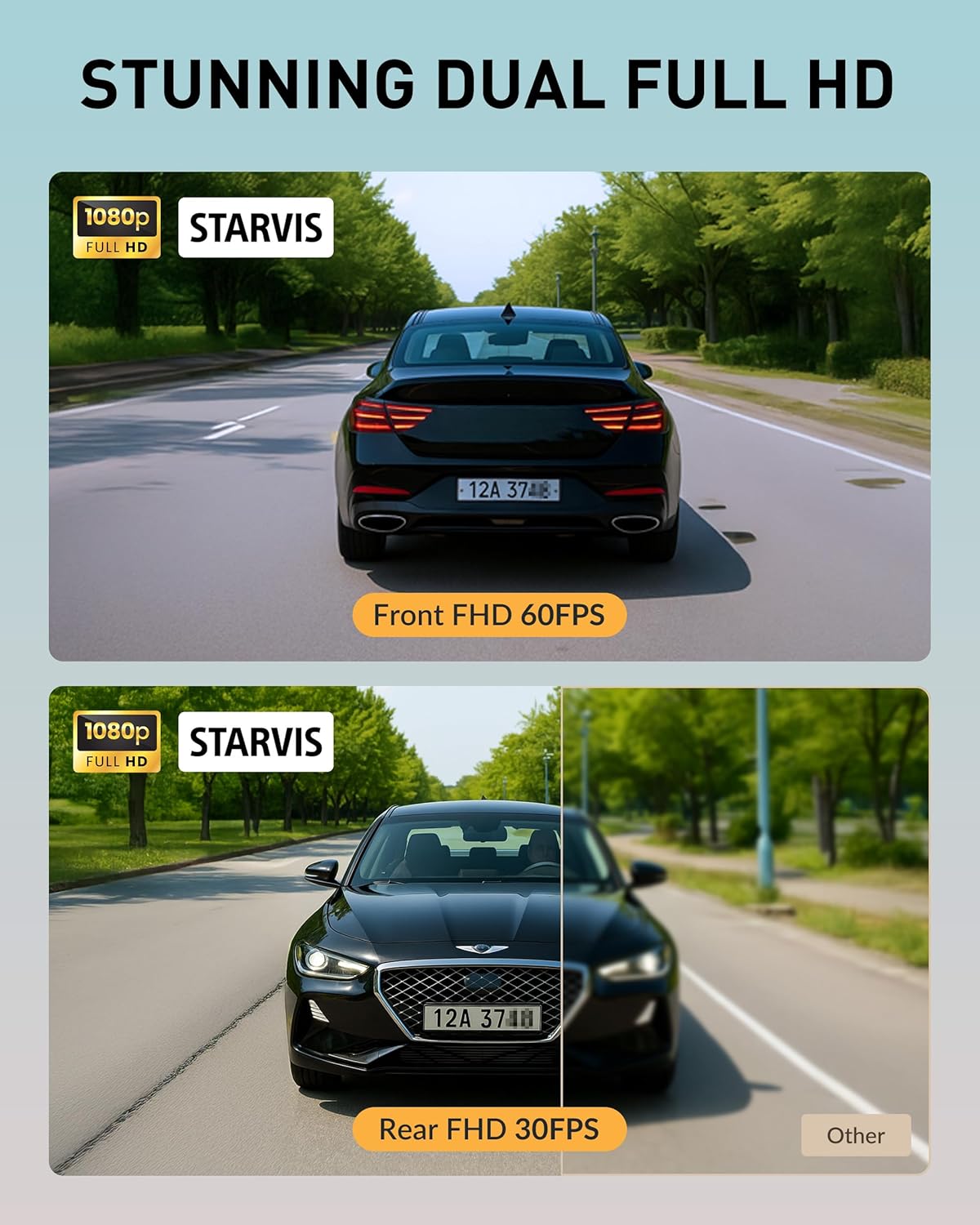 BlackVue dash cam with WiFi connectivity for seamless video streaming and reliable vehicle surveillance