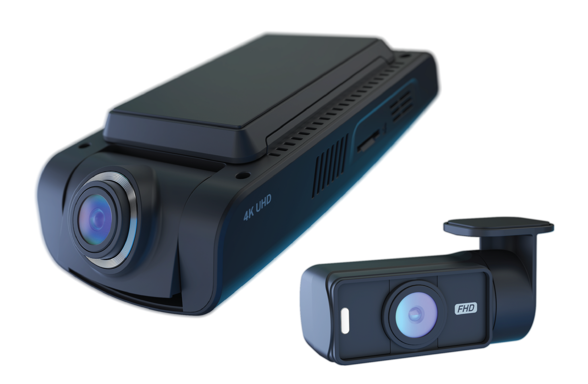 Vueroid D21 4K 2CH Dashcam Wifi GPS ADAS (64GB, 128GB, 256GB) - Items