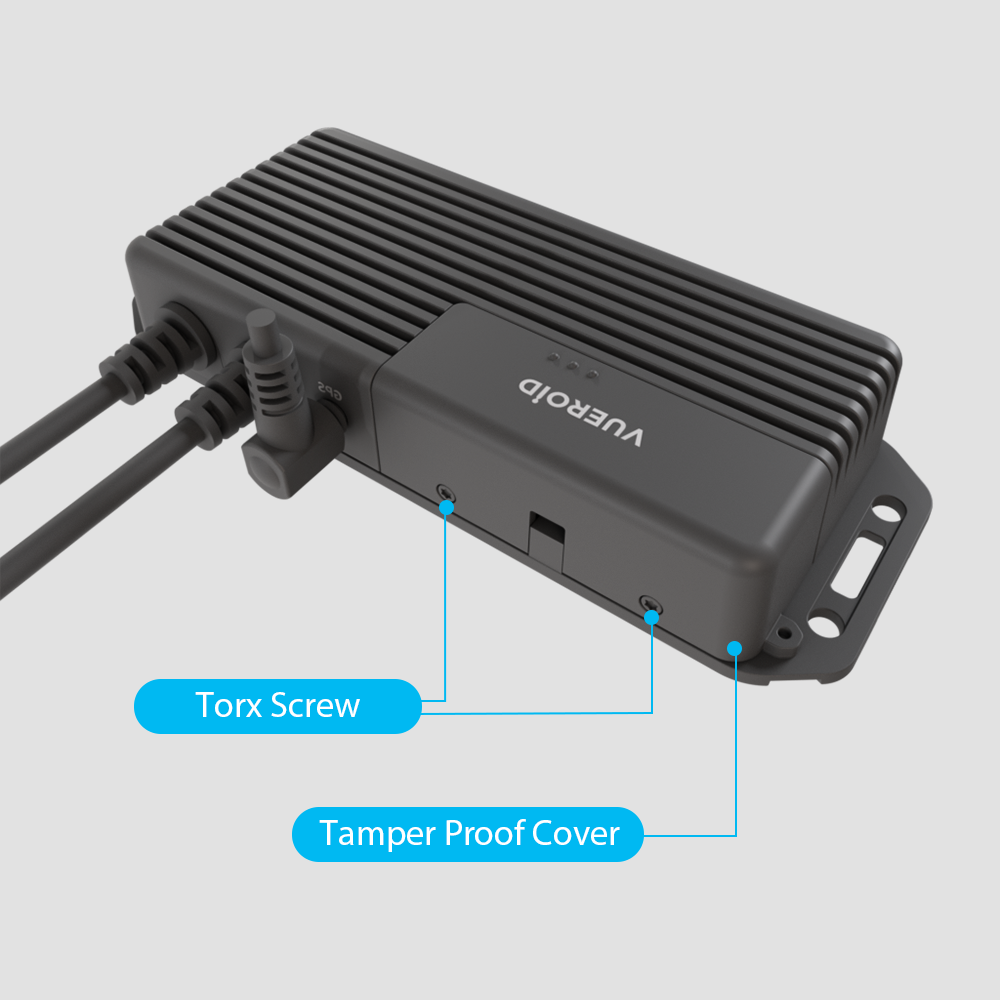 Vueroid D40-Q2 Hidable 2 Channel Dashcam |GPS|Night Vision|Parking Mode (64GB, 128GB, 256GB) - Items