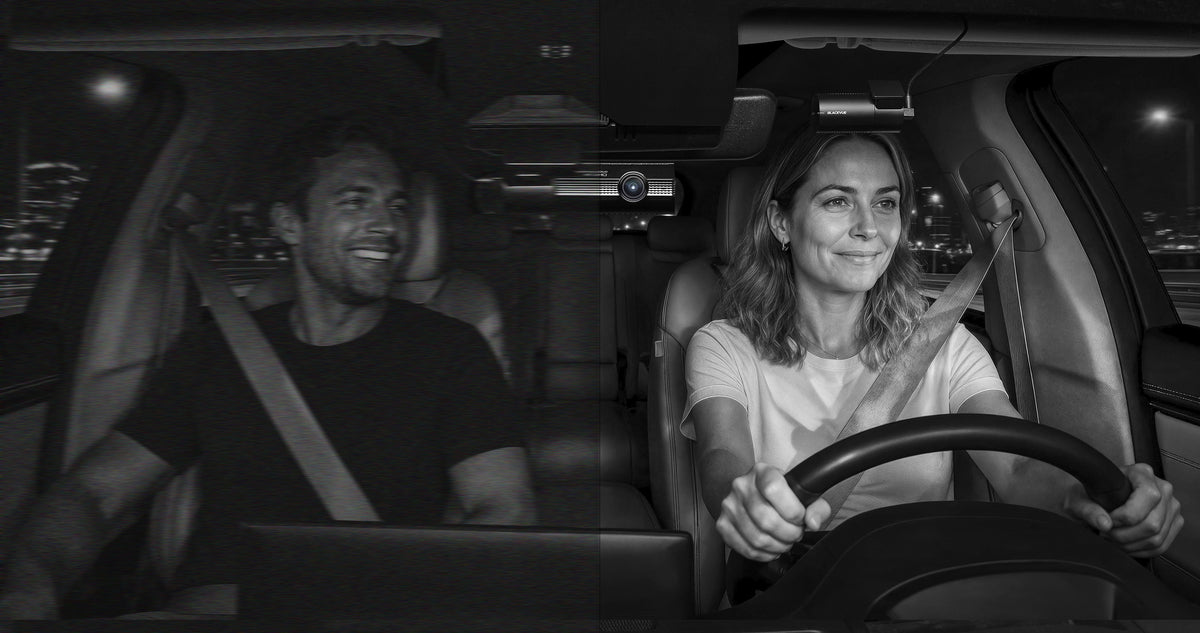 BlackVue Elite 10 Cabin interior infrared night vision comparison