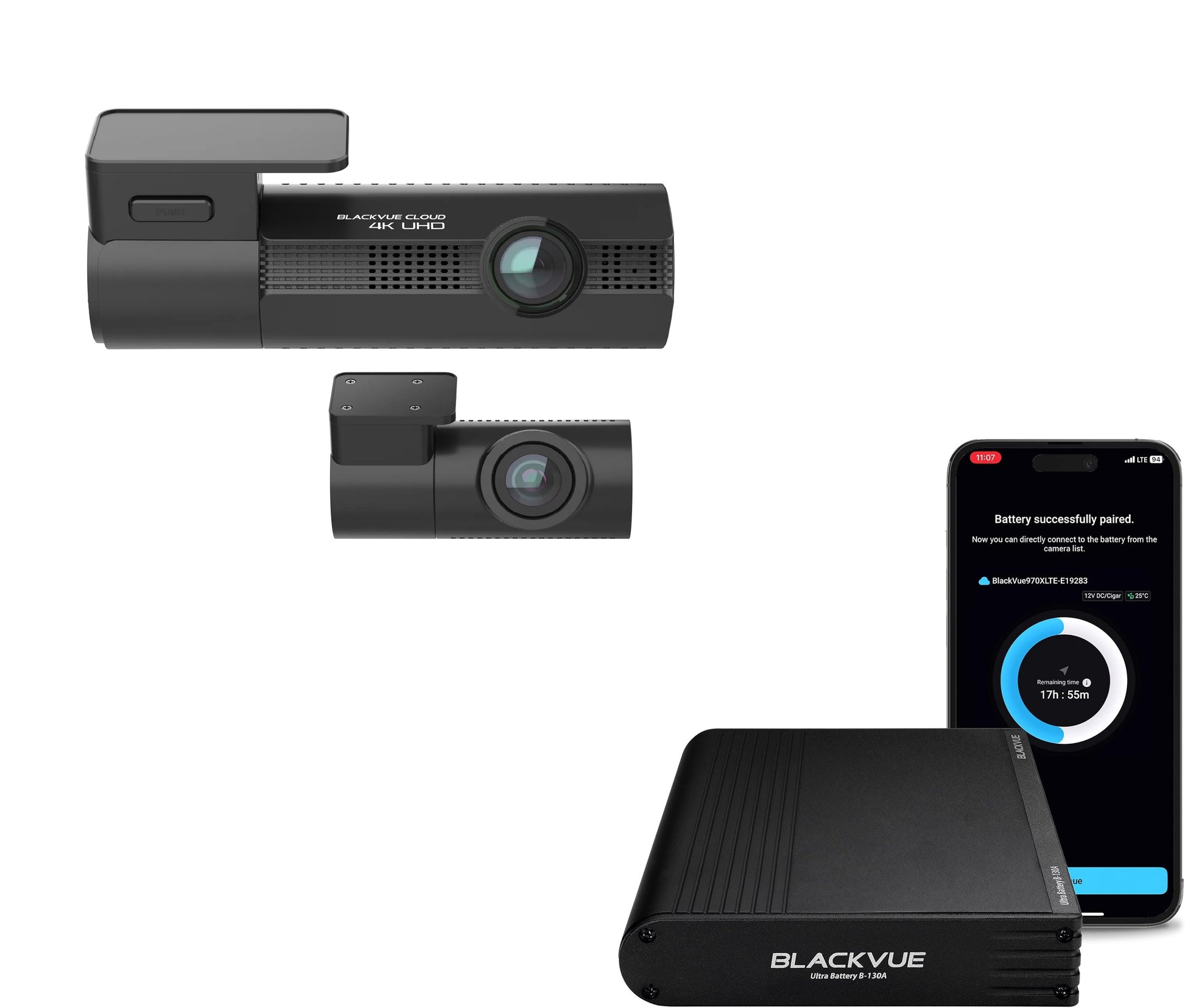 Blackvue Elite dash cam providing superior vehicle surveillance and security for professional use