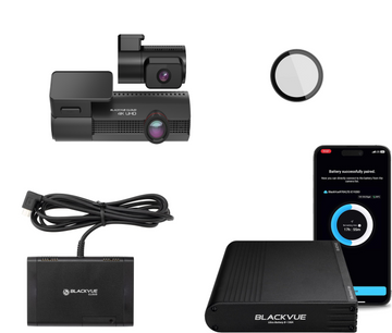 BlackVue Elite 10 Cabin Complete Bundle with B-130A battery, CM100GLTE LTE module and CPL filter