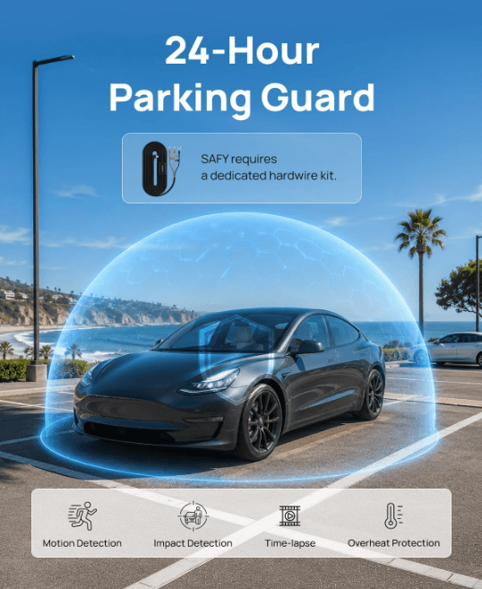 BlackVue SAFY8 24-hour parking mode protection