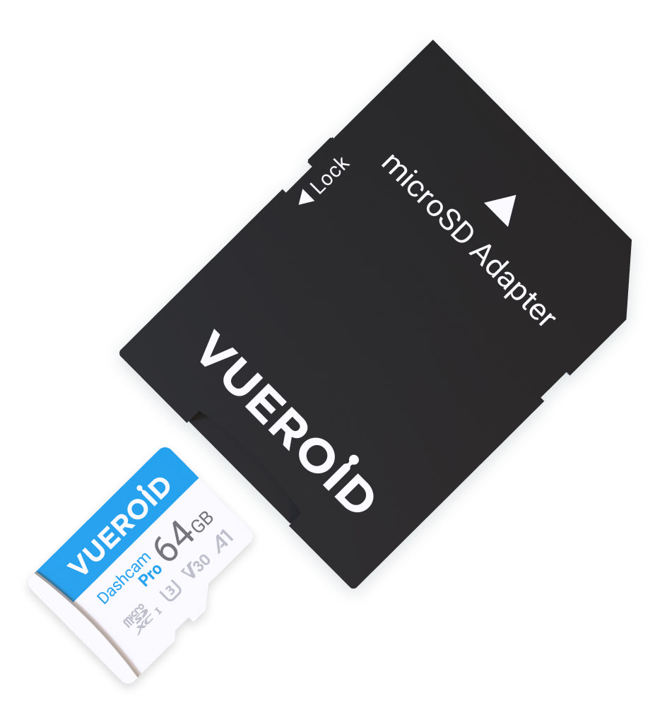 Vueroid dashcam capturing high-quality footage for enhanced vehicle safety and security.