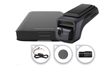 THINKWARE U3000 4K Dash Cam Front and Rear 2CH and iVolt Ext. Battery (BAB-95)