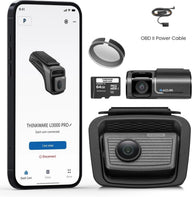 Thinkware 4K U3000 Pro Front & Rear with Radar Parking, Super Night Vision 4.0, OBD Cable