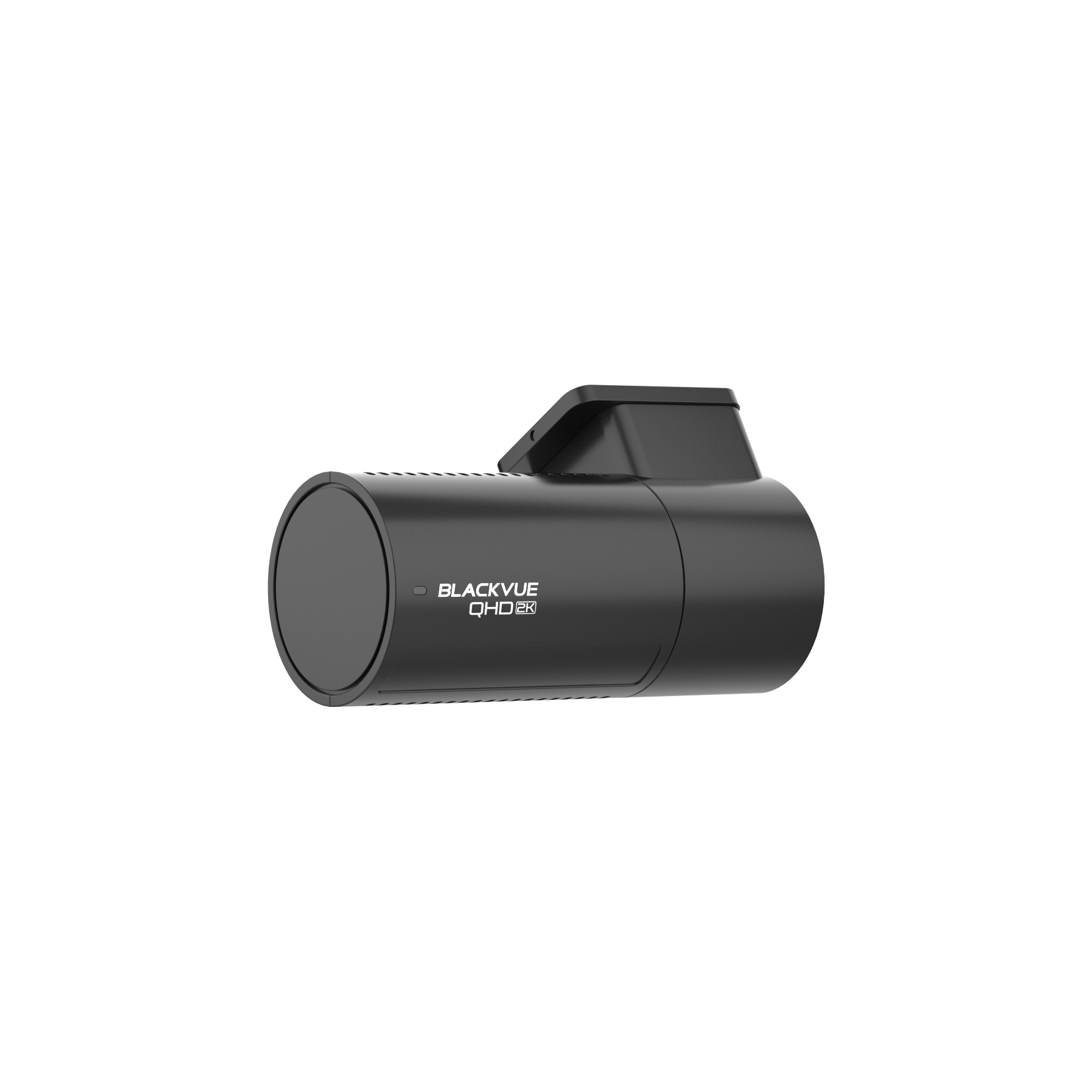 Blackvue dashcam mounted on car windshield providing high-definition video recording for enhanced driving security.