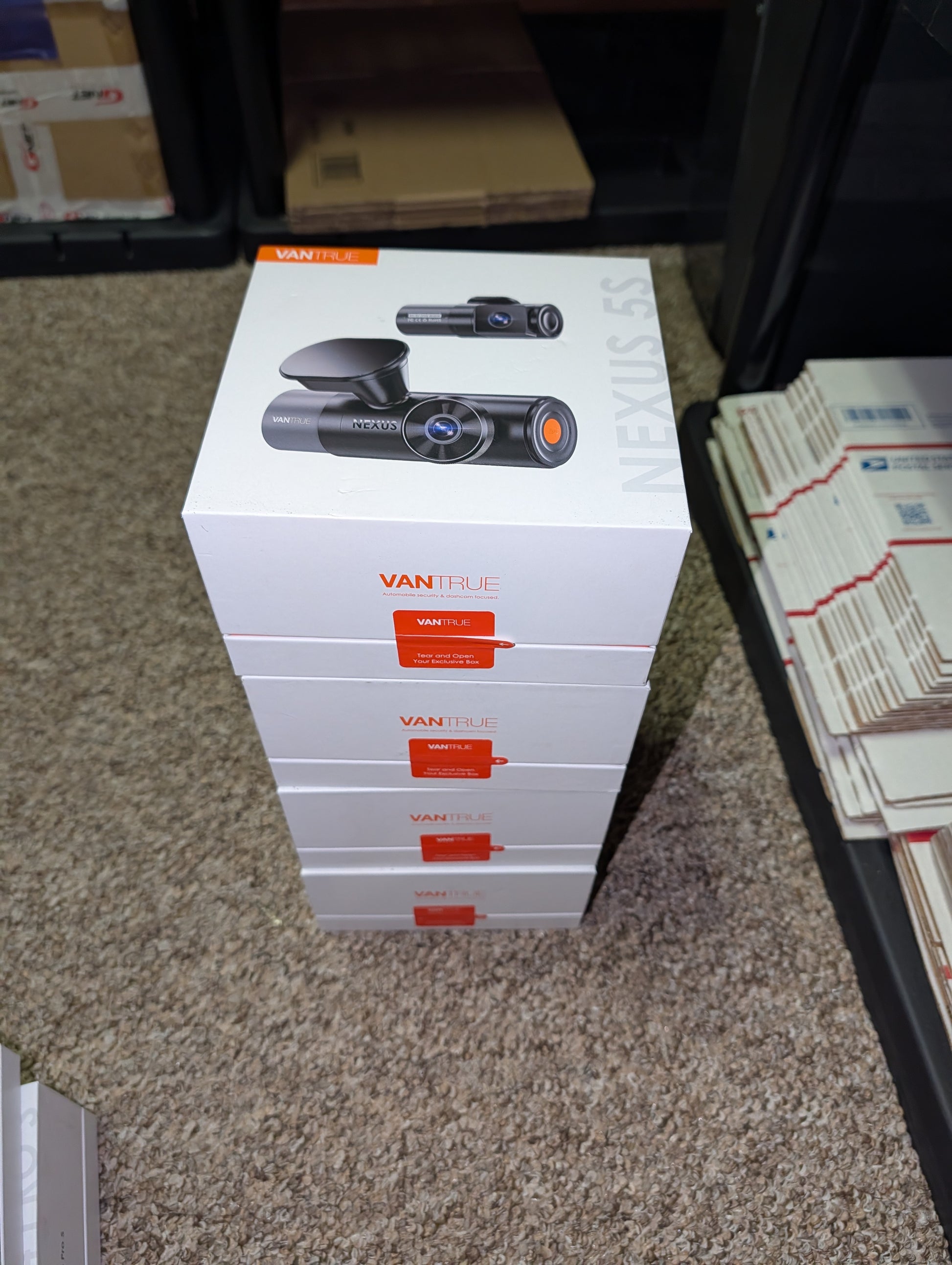 Vantrue Nexus 5 S |N5S| 360 Degree WiFi Dashcam GPS LTE Support 1TB Support - Items