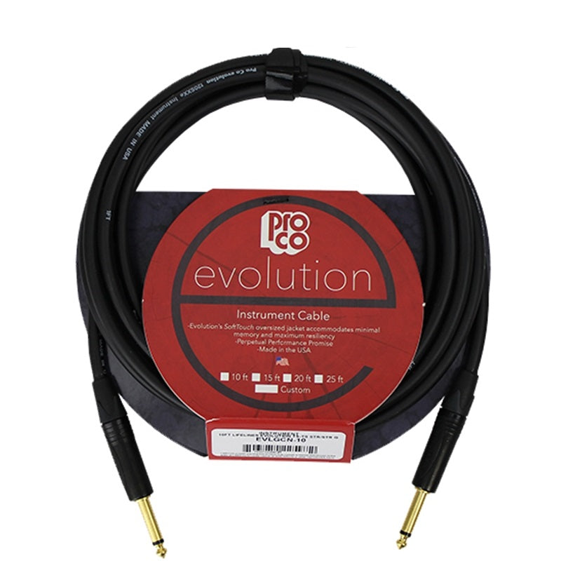 ProCo Evolution Instrument Cable - 10' (EVLGCN-10) Pro co