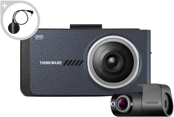 Thinkware X800 2.7" LCD Touchscreen 2K QHD Car Dash Camera 32GB Night Vision G-Sensor (Front & Rear Cam, 32GB, 12V Power & Hardwire, GPS Incl)