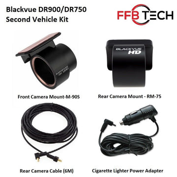 BlackVue DR900/DR750 2 Channel - Second Vehicle Mounting Kit