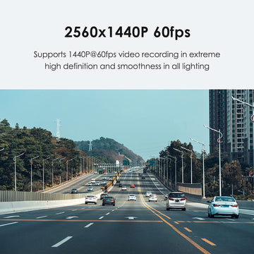 VIOFO A119 V3 1440P 60fps Dash Cam w/GPS, Enhanced Night Vision w/HDR and Starvis Sensor, Parking Mode
