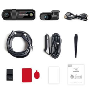 VIOFO T130-3CH Dash Cam With Driver Side Window Coverage | GPS | WiFI